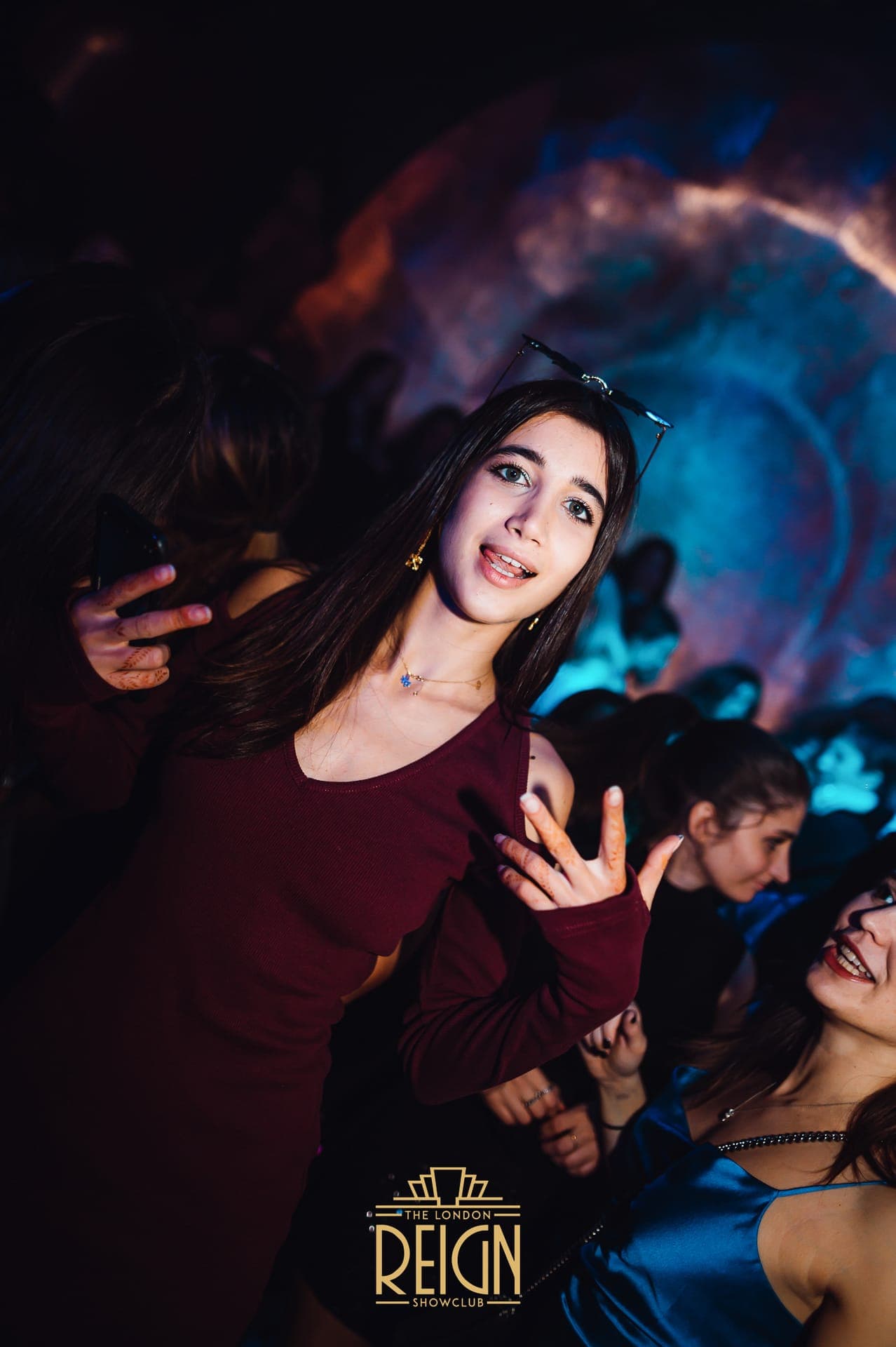 Nightclub entrance near Piccadilly Circus in London