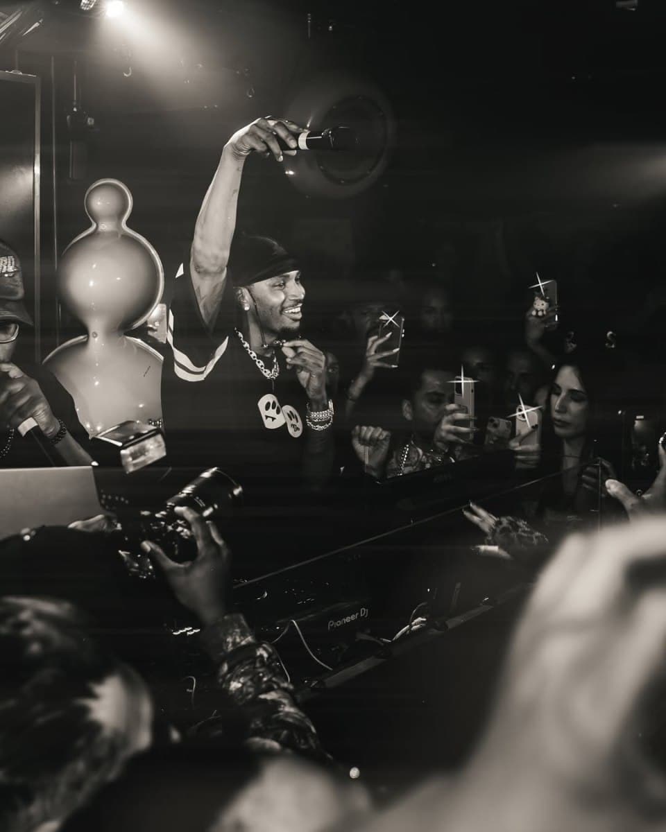 Dear Darling nightclub interior with elegant decor and VIP table service