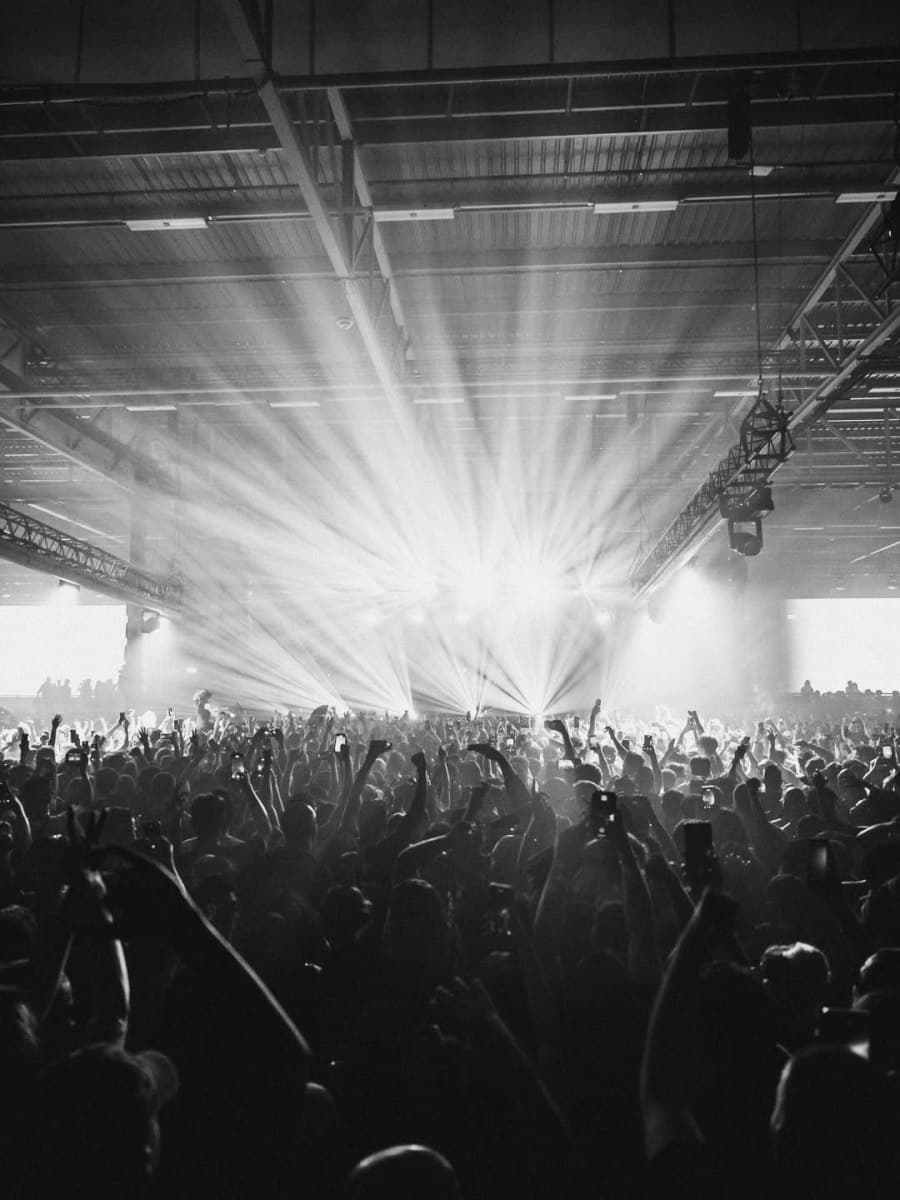 Drumsheds London venue interior with large-scale production and VIP areas