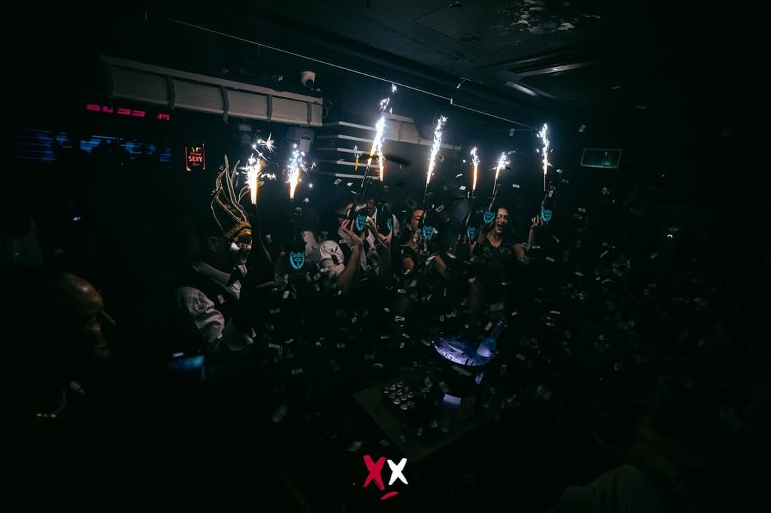 Luxx nightclub interior with premium decor and VIP bottle service