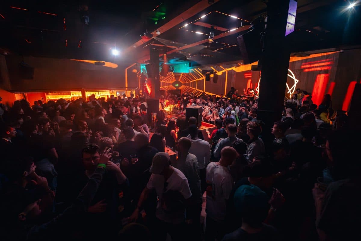 Number 90 Hideout London interior with VIP booth seating