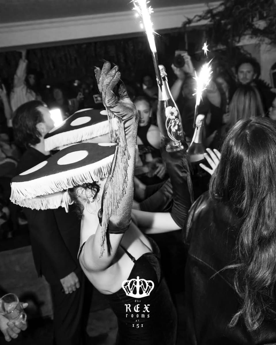 VIP table with bottle service at Rex Rooms Chelsea nightclub