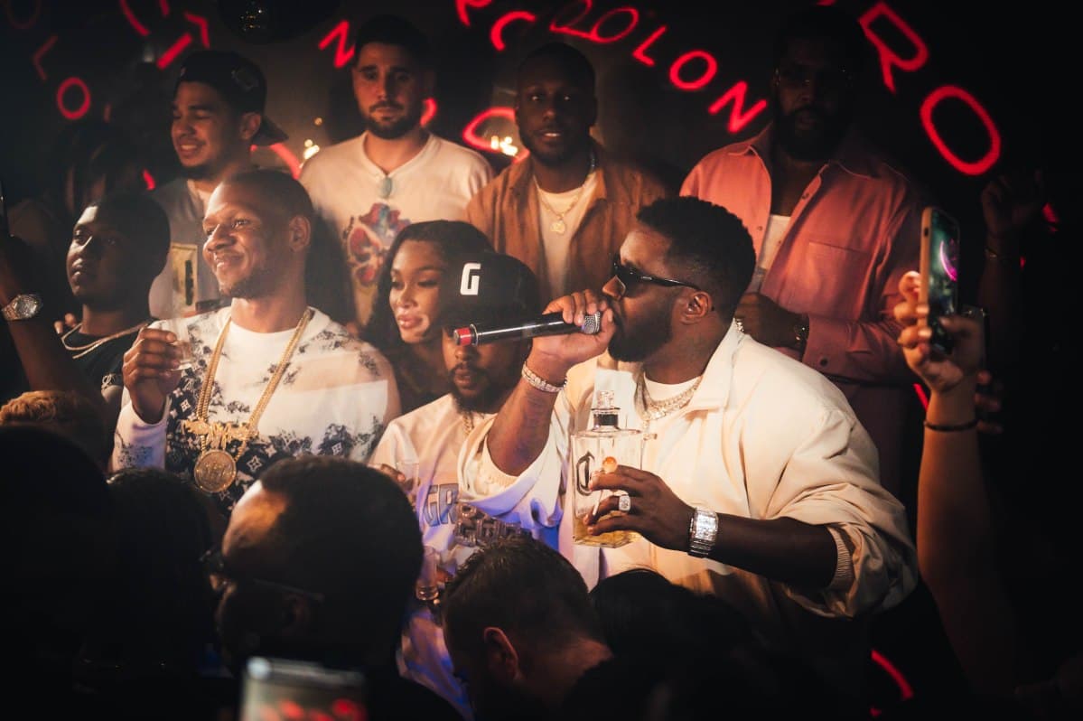 Tape London nightclub interior with VIP tables and atmospheric lighting