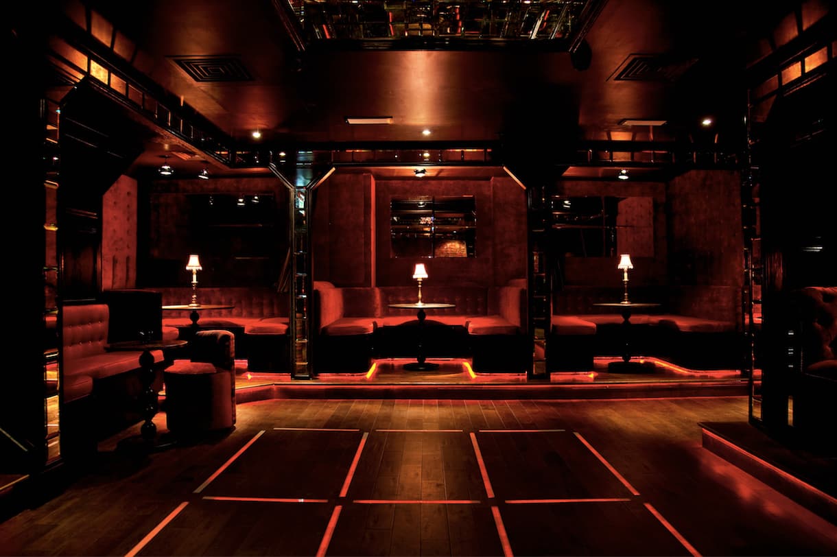 Scotch of St James VIP booth tables